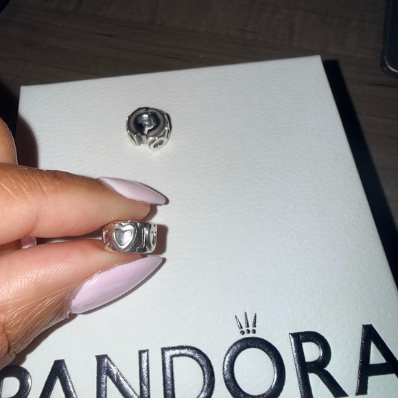 Pandora Silver Charm Beads ( Spacers) - Picture 2 of 2